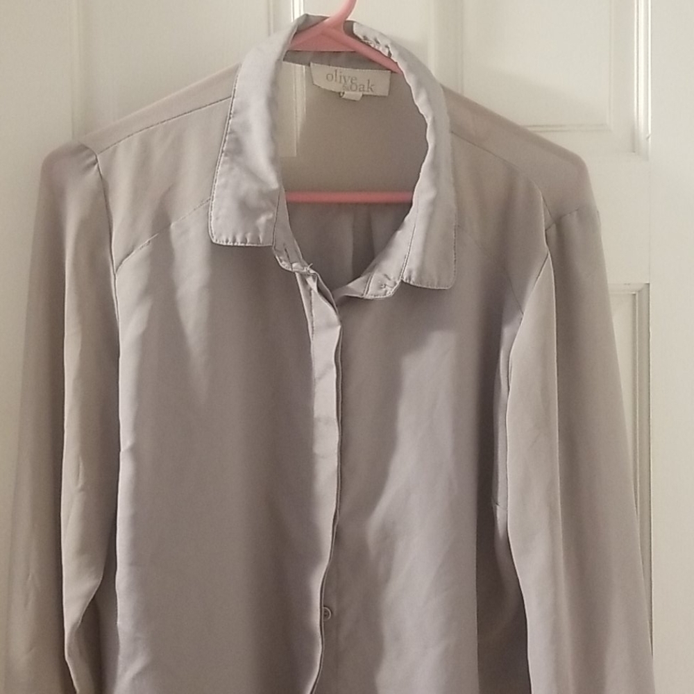 Olive and oak dress shirt